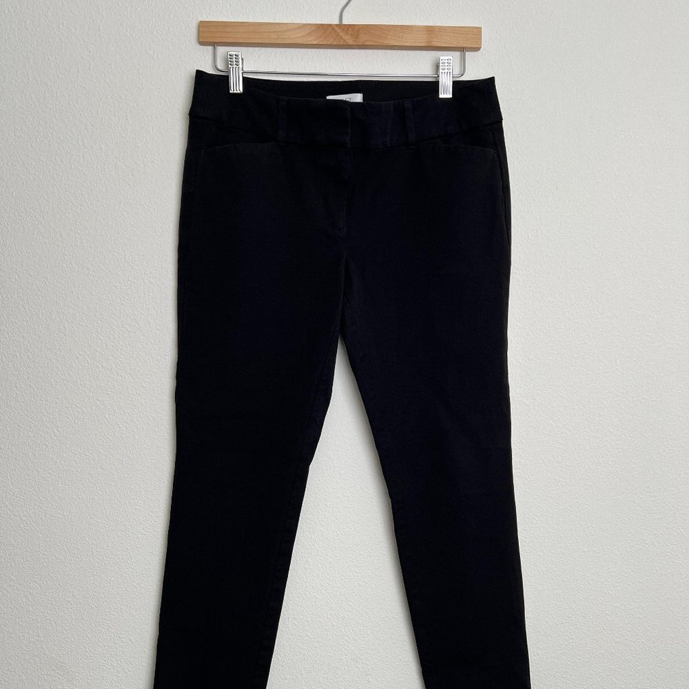 Black Loft Skinny Ankle Pants